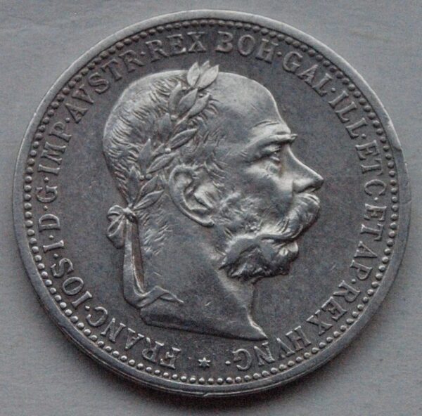1 Koruna - 1894 LUXUSNÍ !