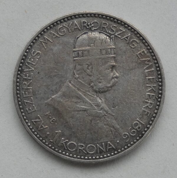 1 Koruna - 1896 Příchod maďarů