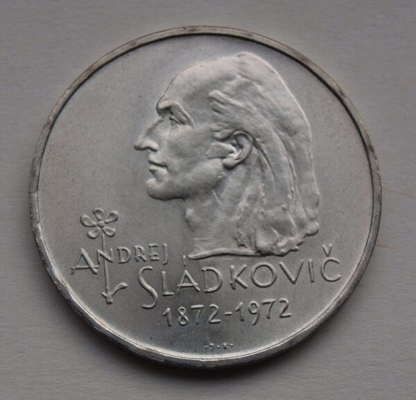20 Kčs - Andrej Sladkovič 1972 VARIANTA !