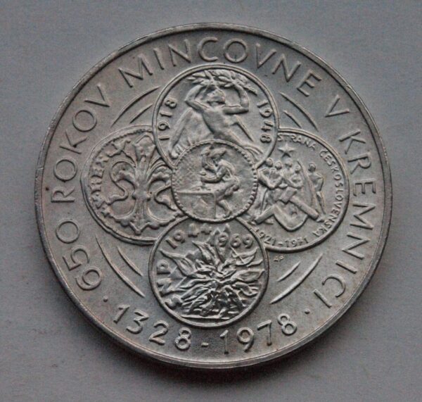50 Kčs - 1978 650 let mincovny v Kremnici
