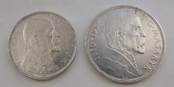 Lot - 10 + 20 Kč TGM