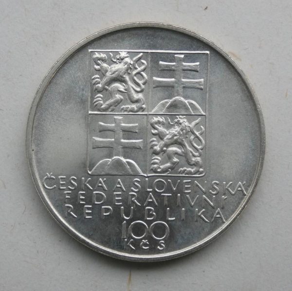 100 Kčs - 1991 Antonín Dvořák 100 Kčs - 1991 Antonín Dvořák