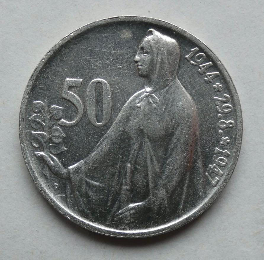 50 Kčs –  1947 | 3. výročí SNP
