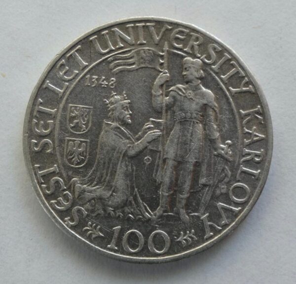 100 Kčs - 1948 | Univerzita Karlova