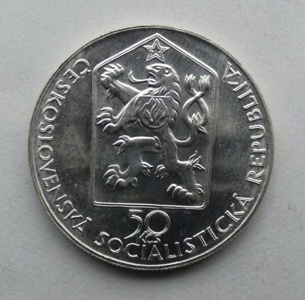 50 Kčs - 1989 | Železnice Břeclav - Brno