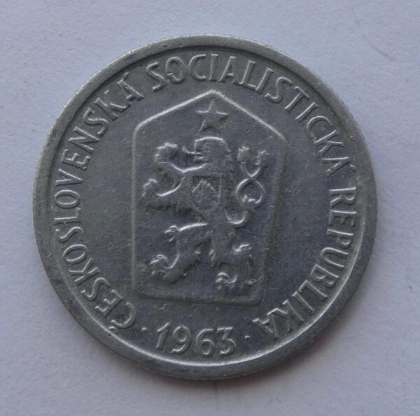 10 haléř - 1963 varianta s tečkama !
