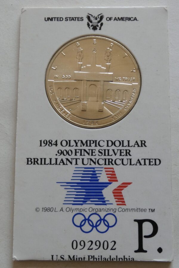 1 Dolar - 1984 Olympiáda Los Angeles BK