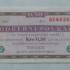 Tuzex - odběrní poukaz 0,50 Kčs 1972/I ( 4 )