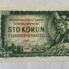 100 Kčs - 1961 | série G 26 | UNC