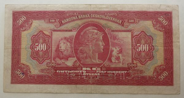 500 Kčs - 1929 H Specimen ( Slovenský štát )