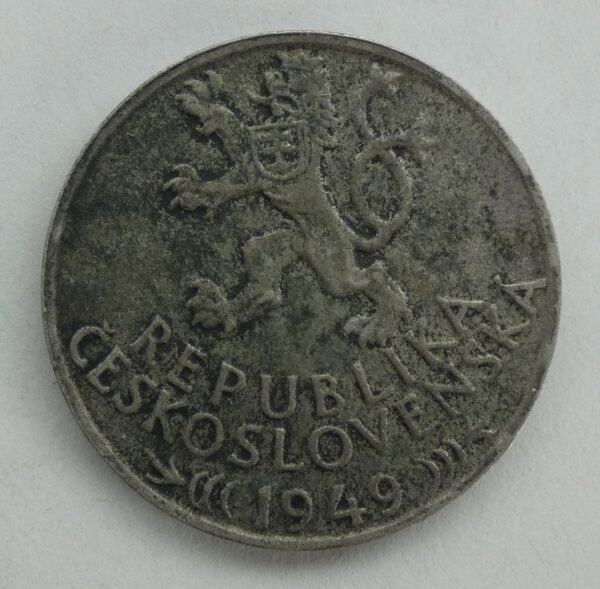 100 Kčs - 1949 | 700 let hornických práv v Jihlavě - magnetická !