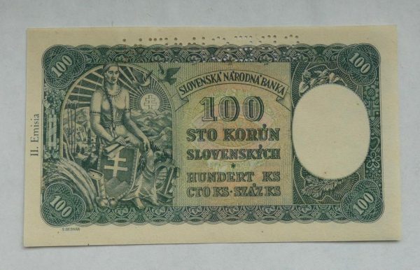 100 Ks - 1940 | série M 1 | II. vydání | Kolek | Specimen