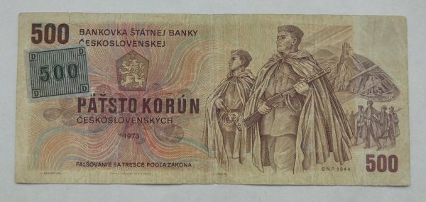 500 Kčs - 1973 | série Z 48 | kolek 500 Kčs - 1973 | série Z 48 | kolek
