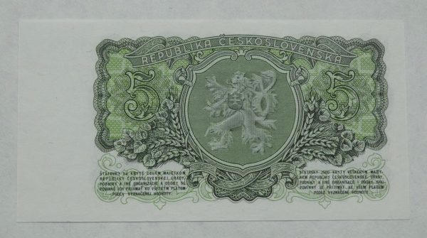 5 Kčs - 1953 | série NK | UNC