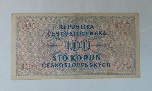 100 Kčs - 1945 | série C 02 | specimen "S"