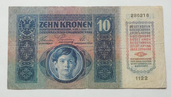 10 Koruna - 1915 | I. vydání
