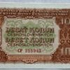 10 Kčs - 1953 | série CP 10 Kčs - 1953 | série CP