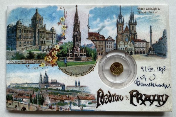 Zlatá mince Praha - Pražský hrad 2017