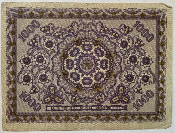 1000 Korun - 1922 | série 2256