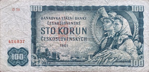 100 Kčs - 1961 | série D 38 