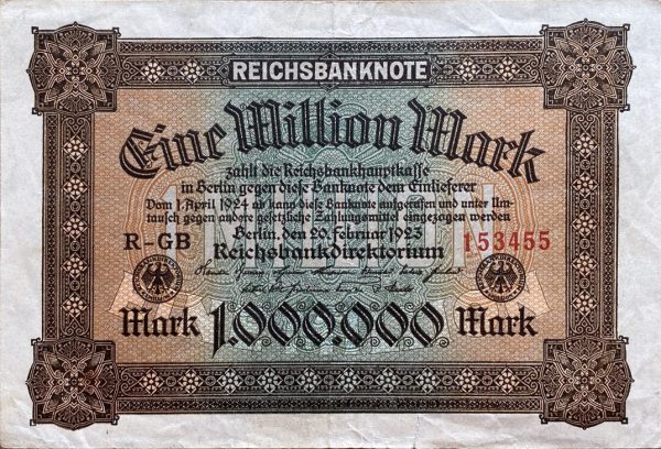 1 Milion Marek - 1923 | série R - GB