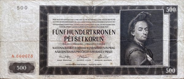 500 Kč - 1942 | série A