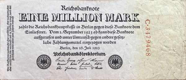1 Milion Marek - 1923 | série C