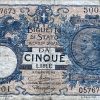 5 Lira - 1898 - 1904 | série 5001