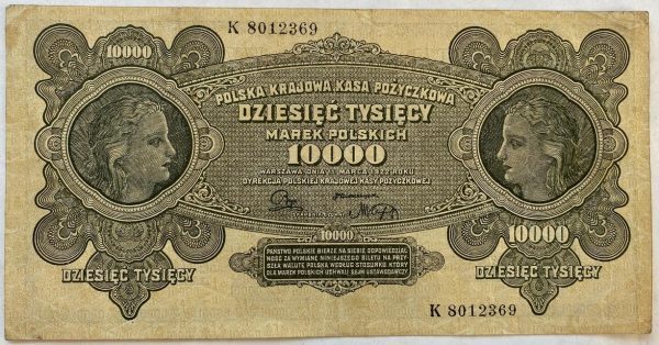 10 000 Marek Polskich - 1922 | série K