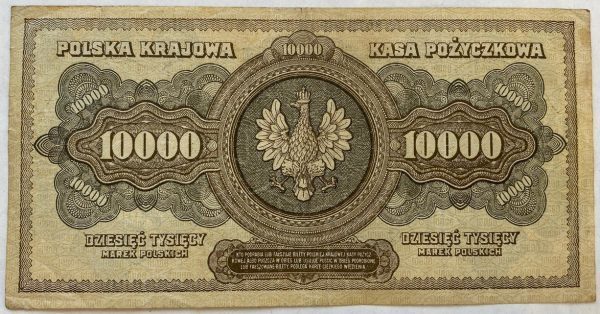 10 000 Marek Polskich - 1922 | série K