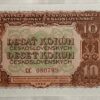 10 Kčs - 1953 | série CC 10 Kčs - 1953 | série CC