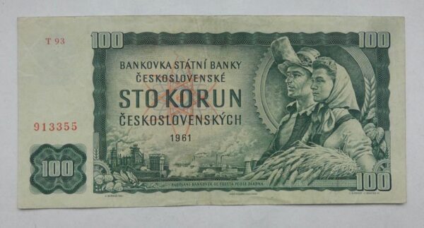 100 Kčs - 1961 | série T 93