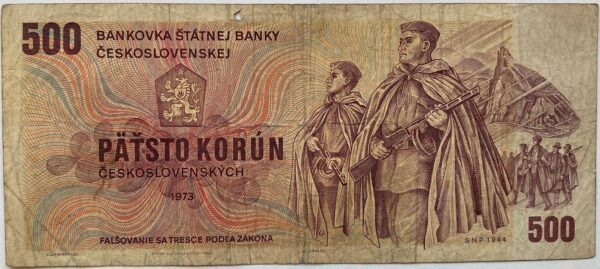 500 Kčs - 1973 | série Z 10 500 Kčs - 1973 | série Z 10