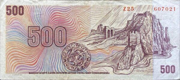 500 Kčs - 1973 | série Z 25 500 Kčs - 1973 | série Z 25