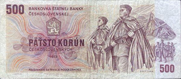500 Kčs - 1973 | série Z 33 500 Kčs - 1973 | série Z 33