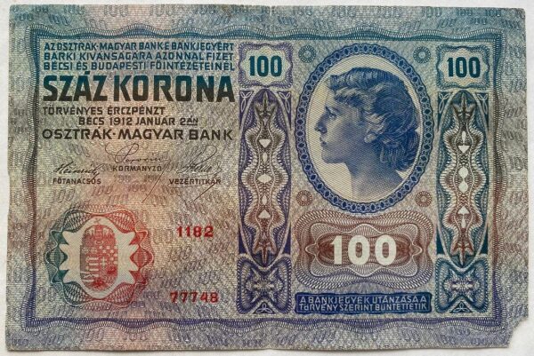 100 Koruna - 1912