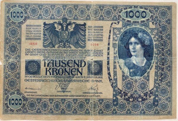 1000 Korun - 1902 | série 1094