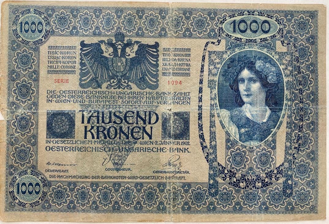 1000 Korun – 1902 | série 1094