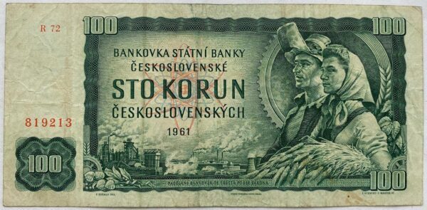100 Kčs - 1961 | série R 72
