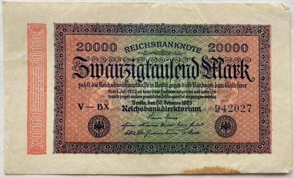 20 000 Marek - 1923 | série V-BX