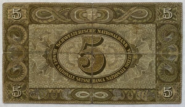 5 Frank - 1947 | Švýcarsko