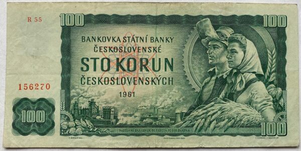 100 Kčs - 1961 | série R 55