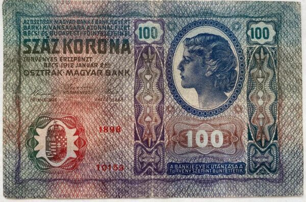 100 Koruna - 1912 | série 1898
