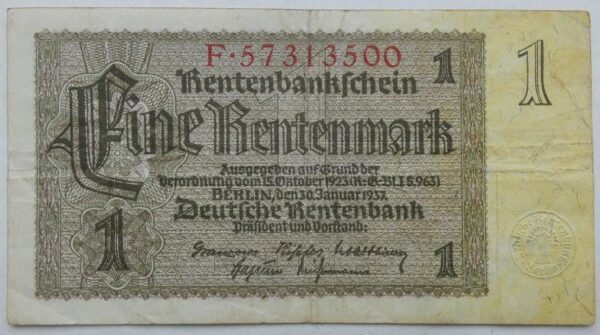 1 Marka - 1937 | série F