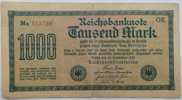 1000 Marek - 1922 | série Ma
