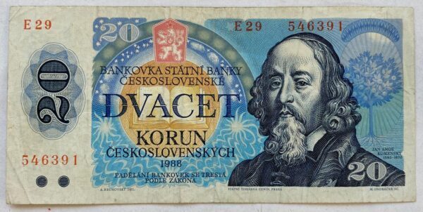 20 Kčs - 1988 | série E 29