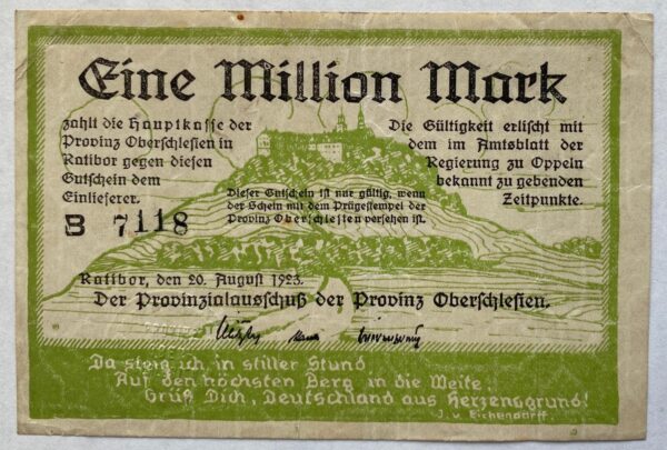 1 Milion Marek - 1923 | série B