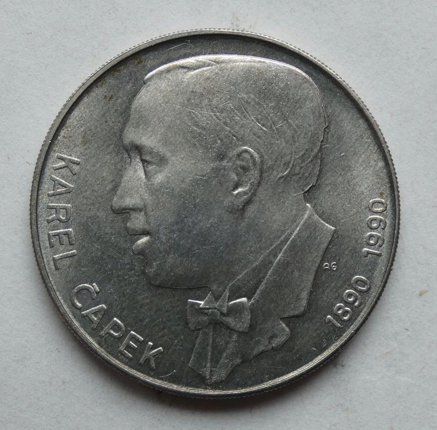 100 Kčs – 1990 | Karel Čapek
