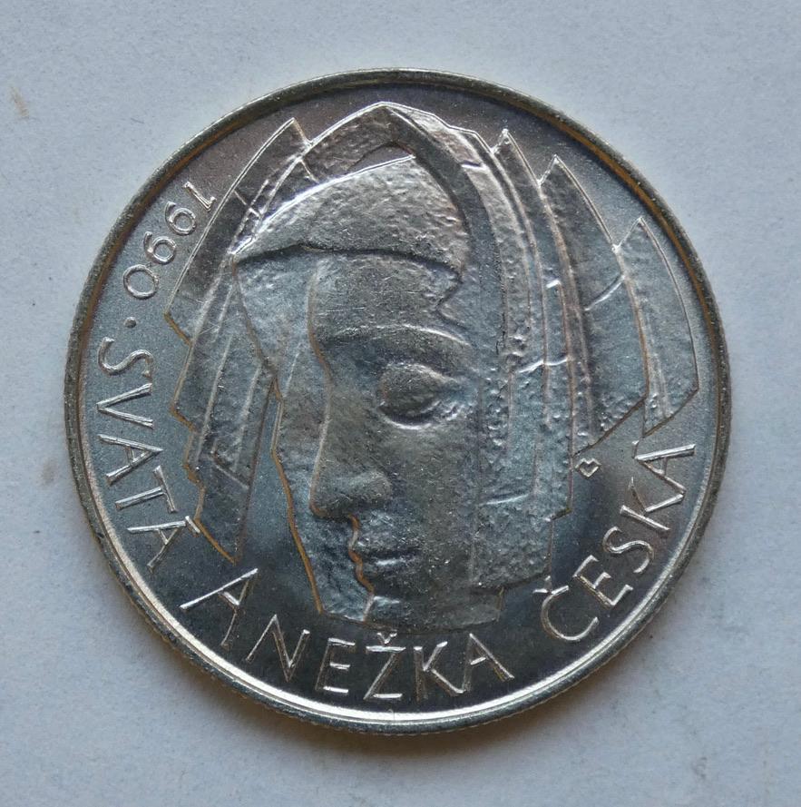 50 Kčs – 1990 | Anežka Česká