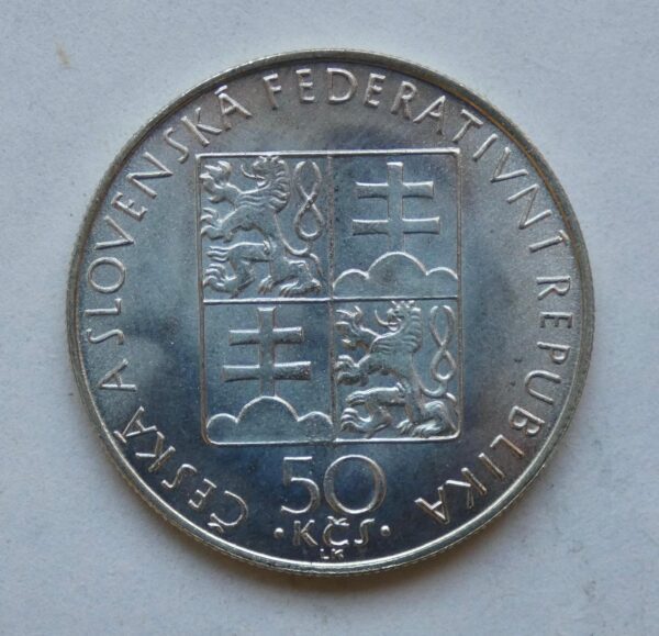 50 Kčs - 1990 | Anežka Česká